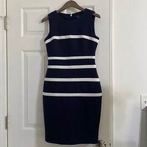 Tommy Hilfiger Career Dress Navy/White size 4